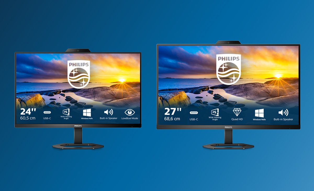 Philips tem dois novos monitores preparados para trabalho e entretenimento