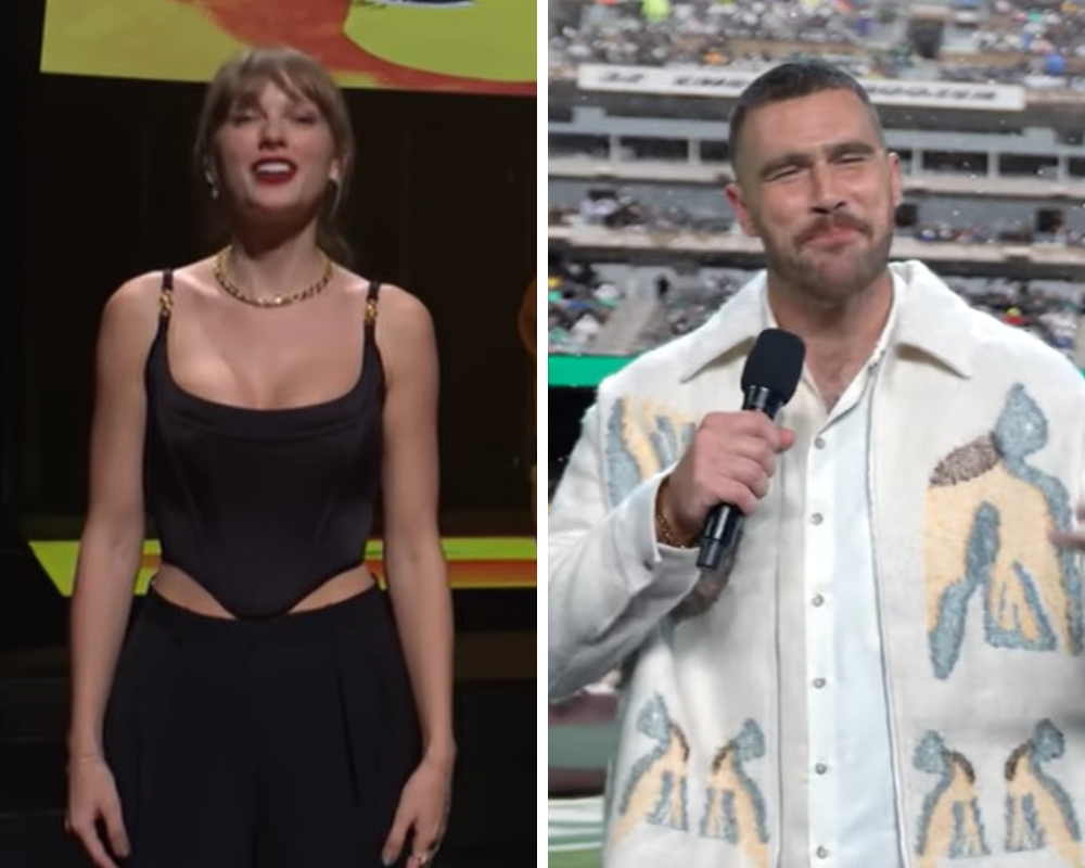 A fazer render o romance. Taylor Swift e Travis Kelce já aparecem em programas de TV (mas em separado)