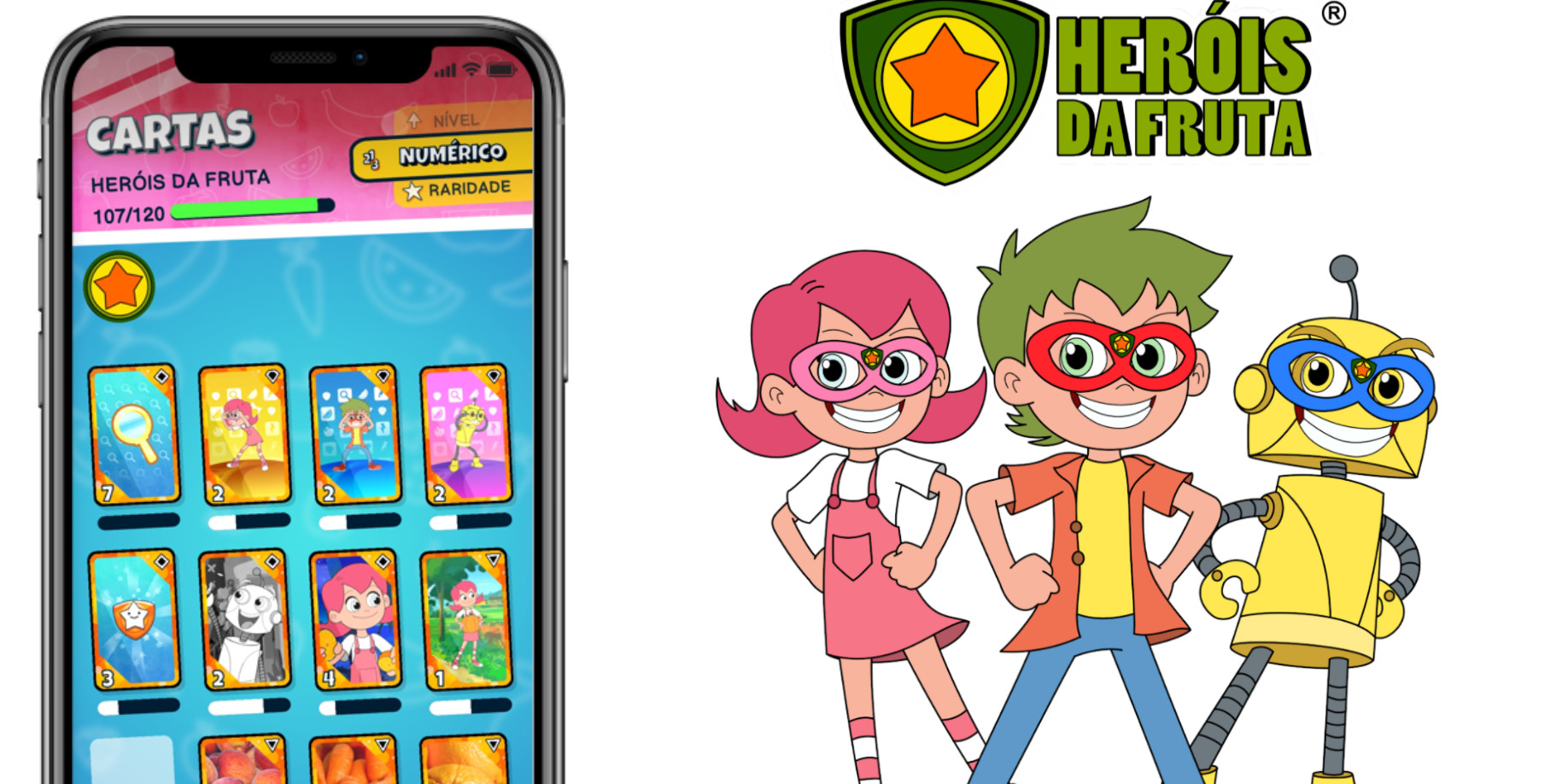 O jogo de realidade aumentada Heróis da Fruta ensina boas práticas da alimentação e a sair do sofá