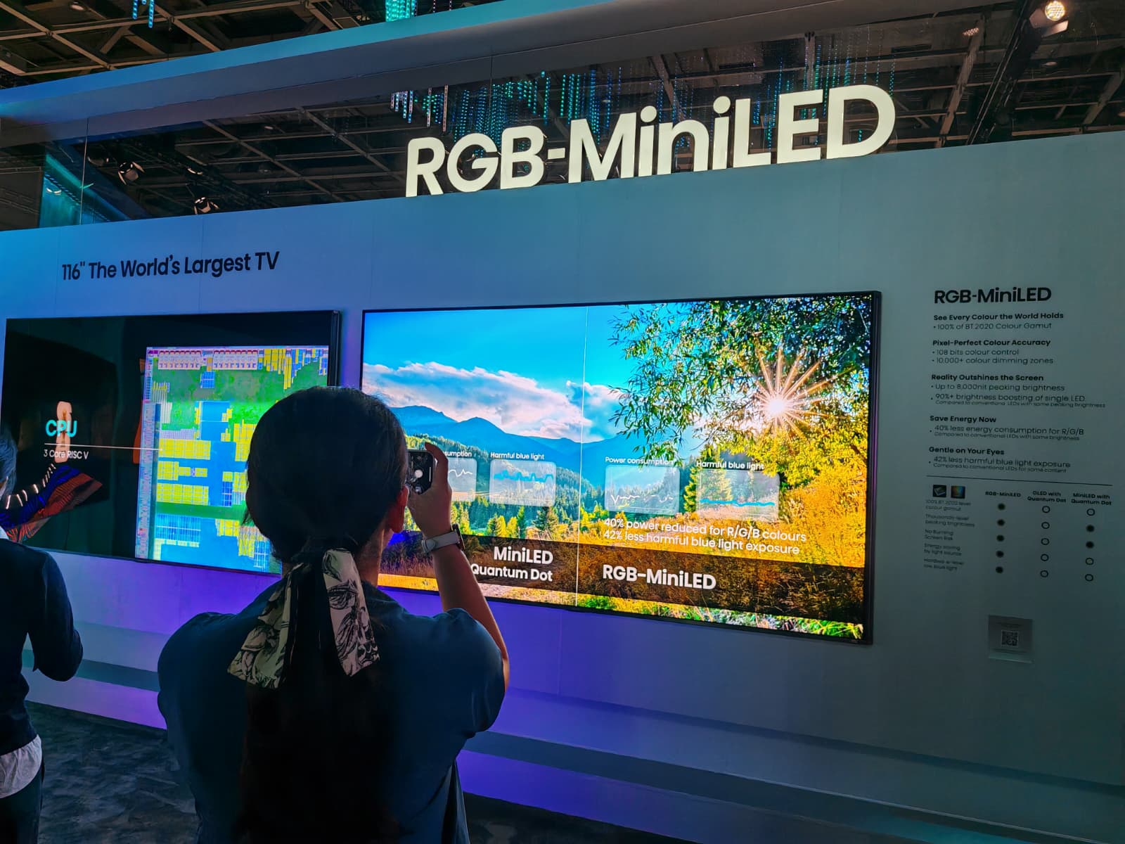 Hisense estica aposta em ecrãs de grande dimensão com televisor RGB MiniLED de 116 polegadas