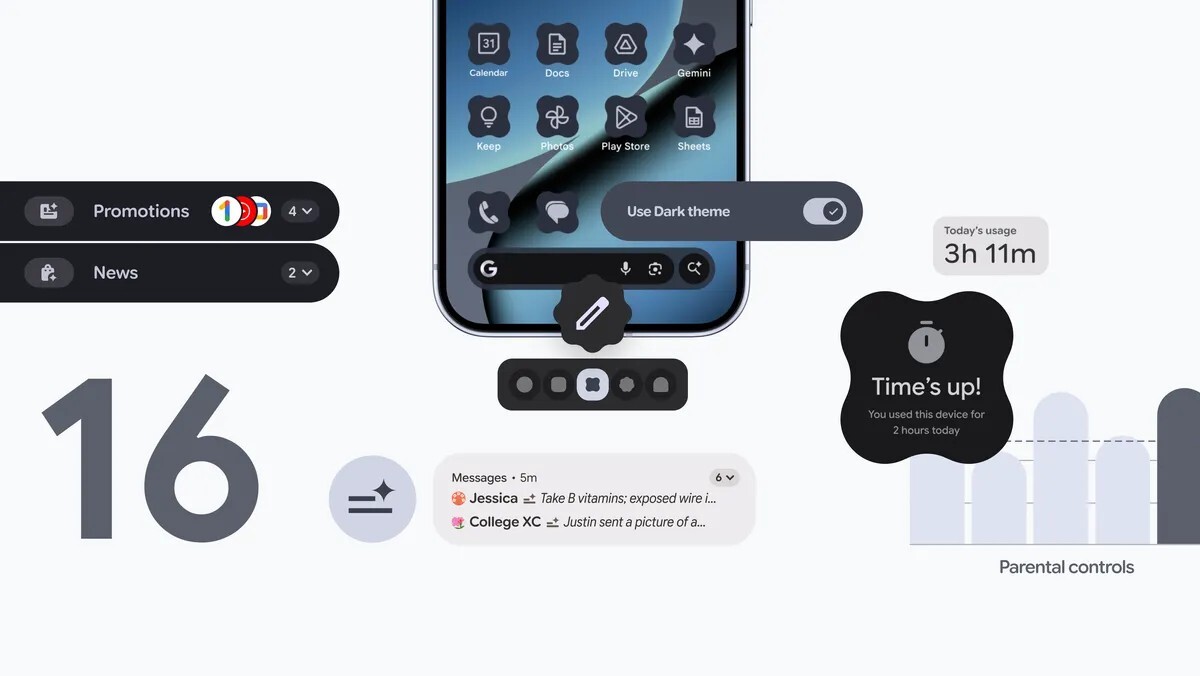 Atualização do Android 16 traz notificações com IA, personalização e controlo parental integrado