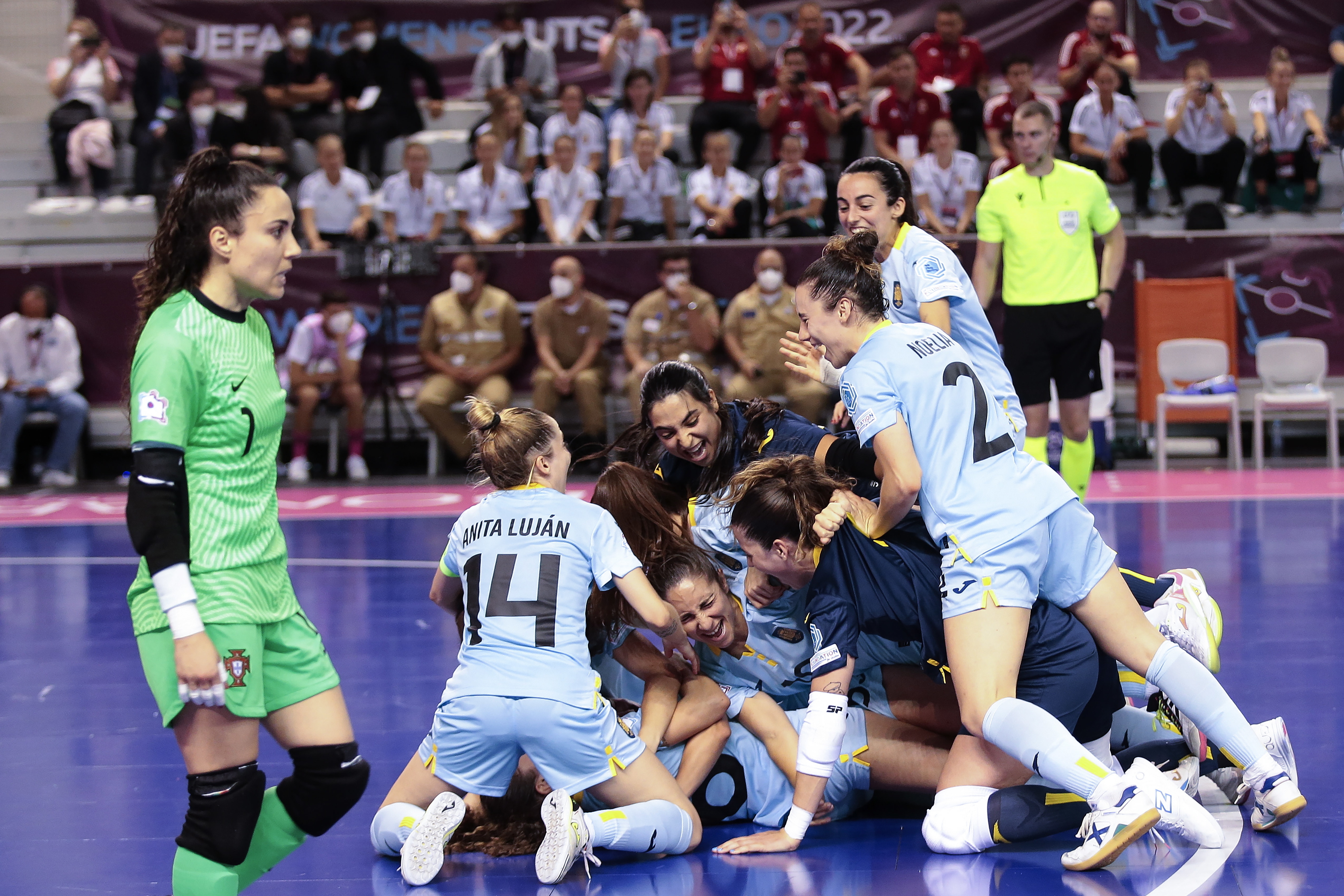 Futsal feminino. Portugal derrotado por Espanha pela margem mínima