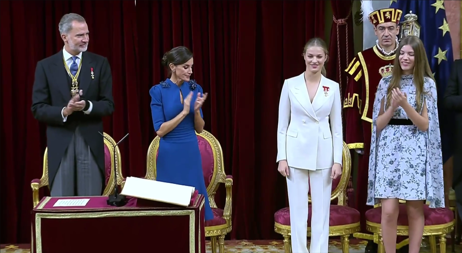 “Muito mau humor”. Letizia de semblante carregado no juramento de Leonor (e espanhóis têm teorias)