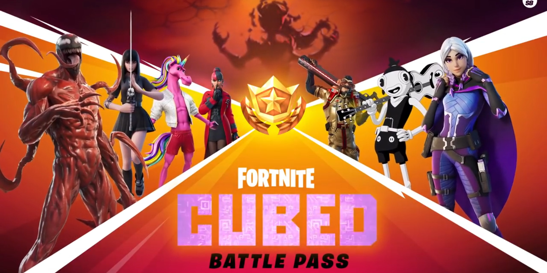 Nova temporada de Fortnite introduz Carnage e cubos extraterrestres