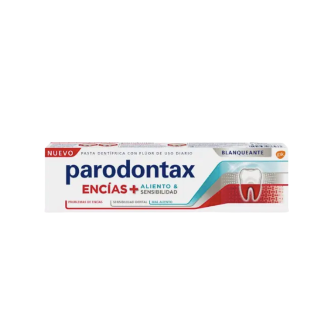 Parodontax, Pasta Dentífrica + Branqueador de Respiração e Sensibilidade, 75 ml – Auchan