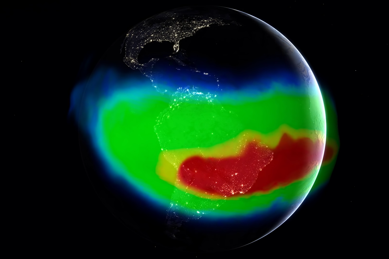 Há uma anomalia enorme no campo magnético da Terra — e nem a NASA sabe ao certo do que se trata