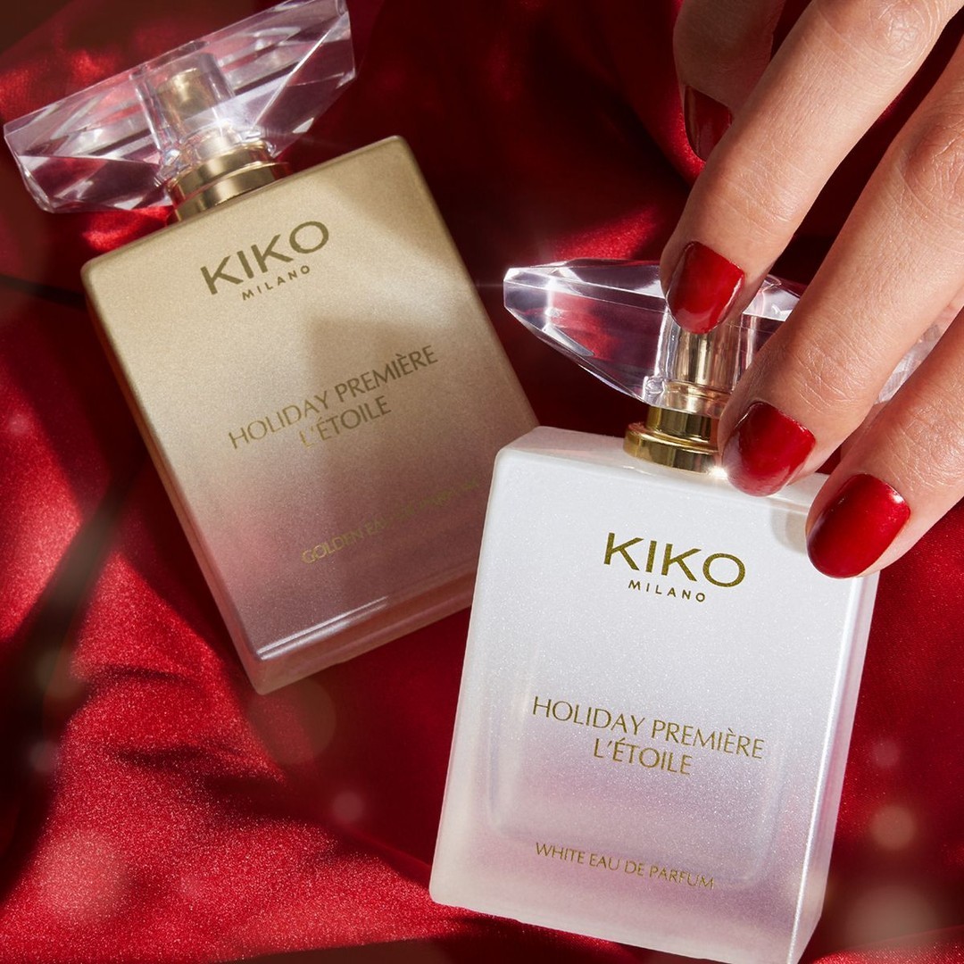 Os perfumes são as estrelas da coleção de Natal da Kiko Milano. Conheça as novidades da Holiday Première