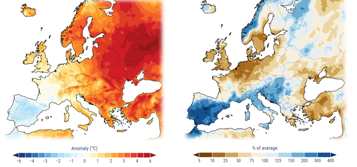 Março foi o mês mais quente de sempre na Europa desde que existe registo