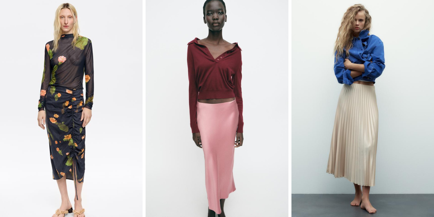 10 saias primaveris para chamar o calor (mas que pode usar com collants com este frio)