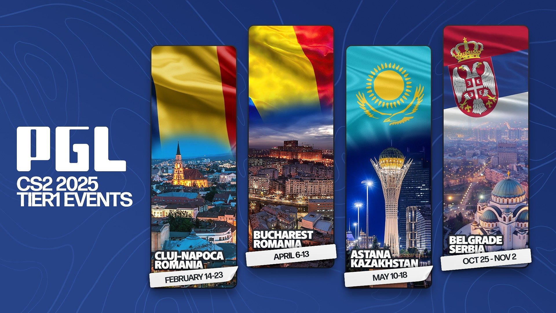 PGL atualiza circuito de competições de Counter-Strike 2 com prémios de 1,25 milhões de dólares