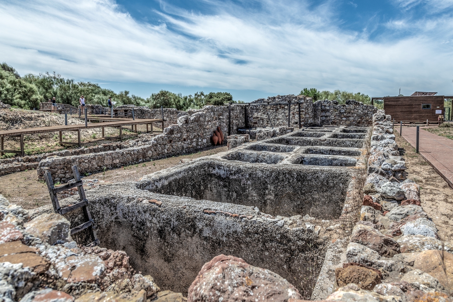 Ruínas romanas de Tróia