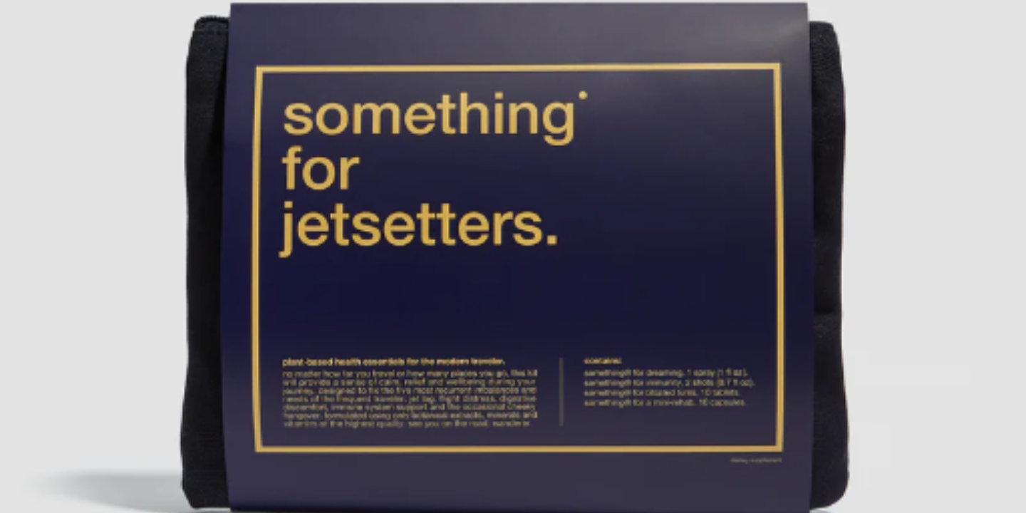 Com este kit à base de plantas, o viajante moderno pode esquecer o jet-lag, o medo de voar e a ressaca