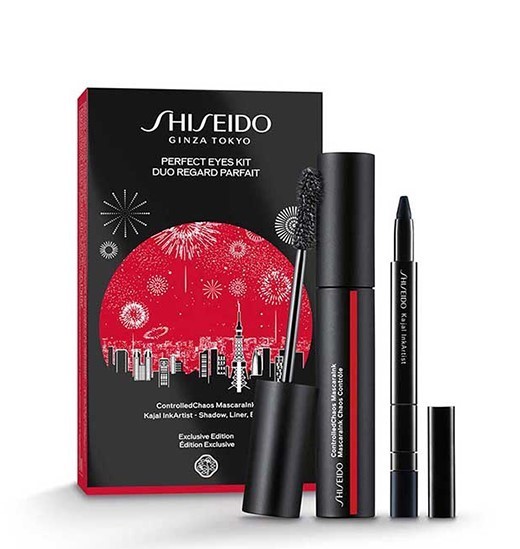 Shiseido, Coffret Controlledchaos Mascara Preto + Kajal Inkartist Nippon Noir