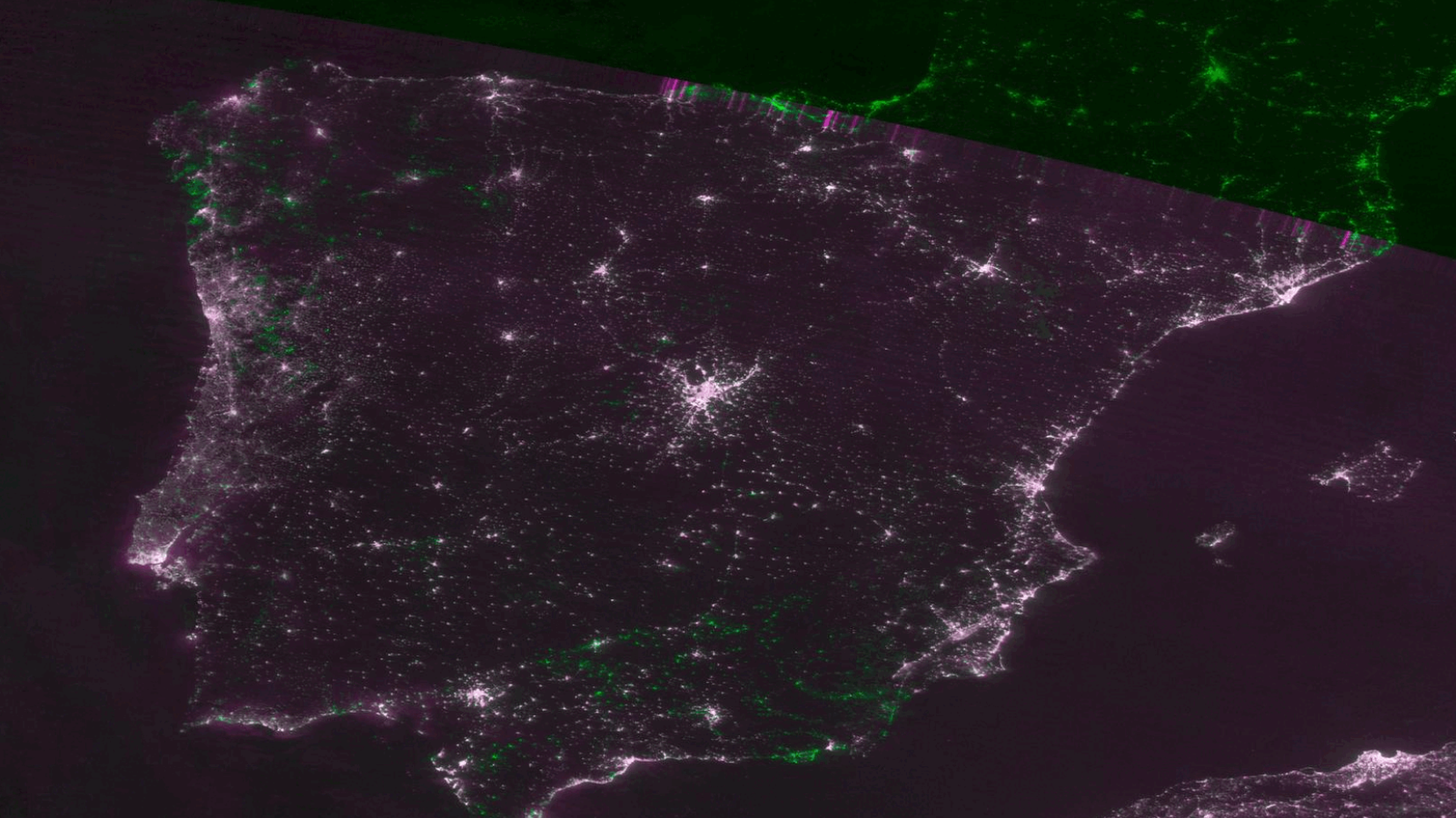 Apagão em Portugal e Espanha foi registado pelos satélites europeus e o regresso da eletricidade “iluminou” a Península Ibérica