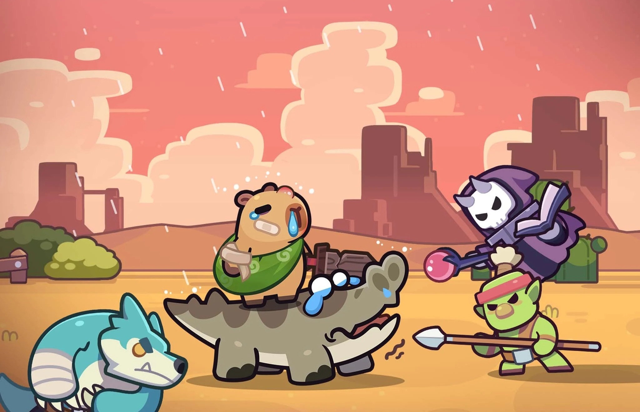 Sobreviva às aventuras de uma capivara num RPG cheio de emoção