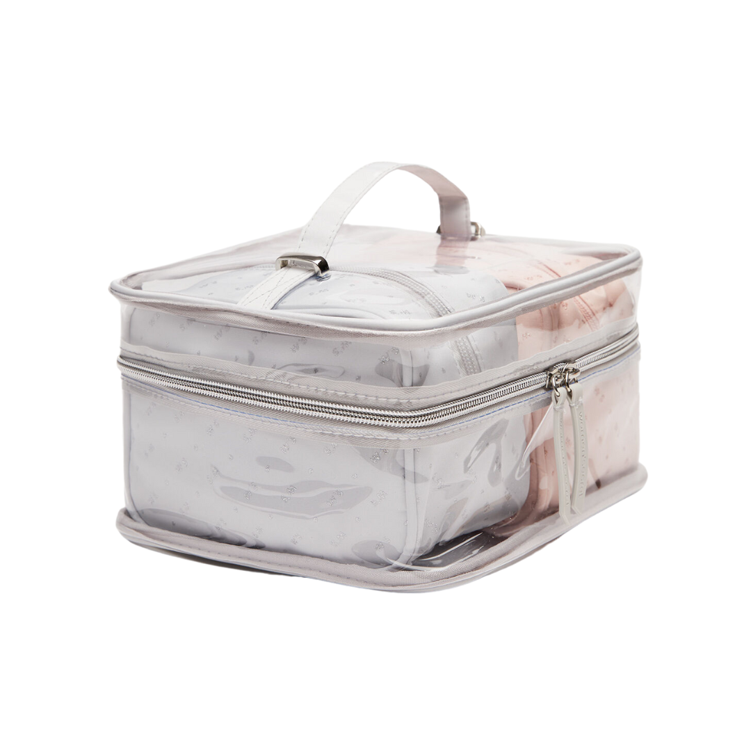 Women’s Secret, Pack 3 nécessaires rosa e cinzento