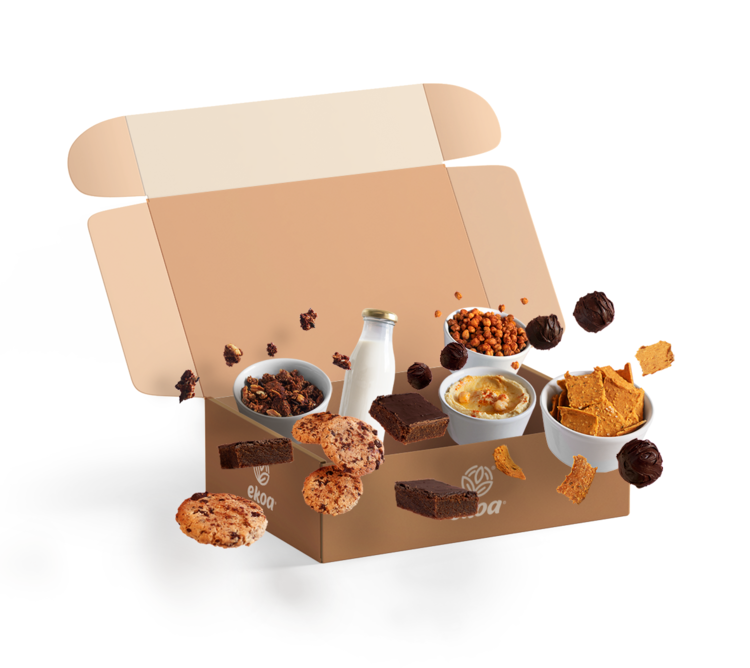 EKOA. As novas caixas (feitas de plantas) de snacks vegan que lhe chegam a casa