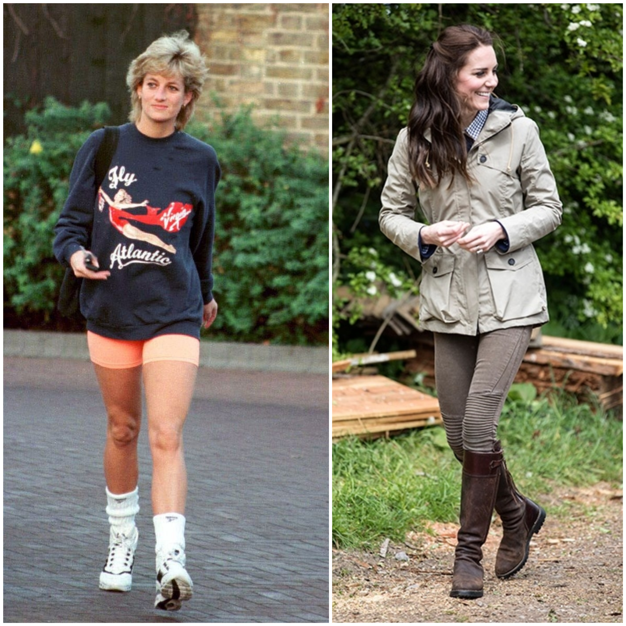 Parkas, sweaters e T-shirts. Os looks casuais da realeza ao longo dos anos