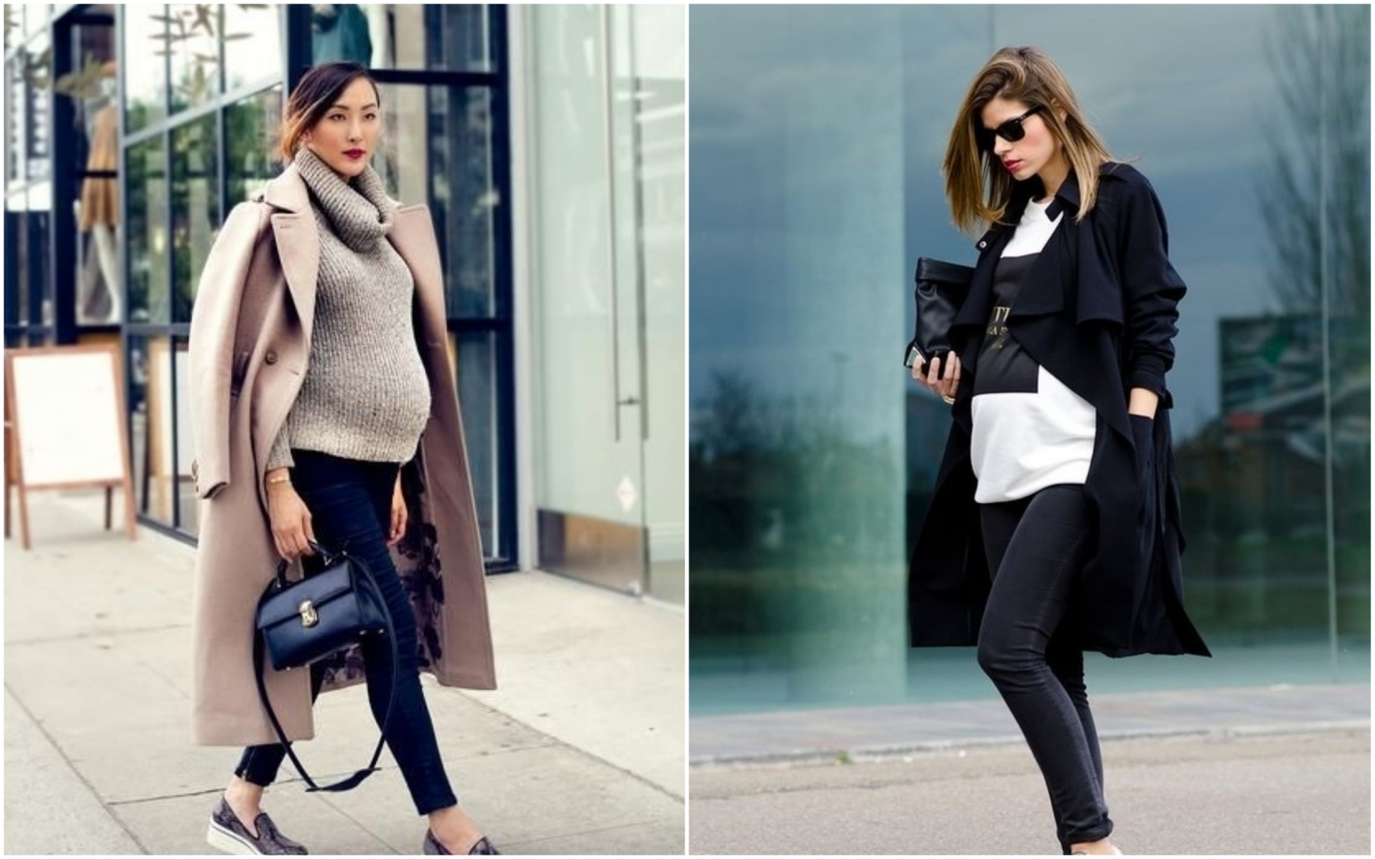 16 casacos de outono/inverno para grávida (que não deixam a barriga de fora)