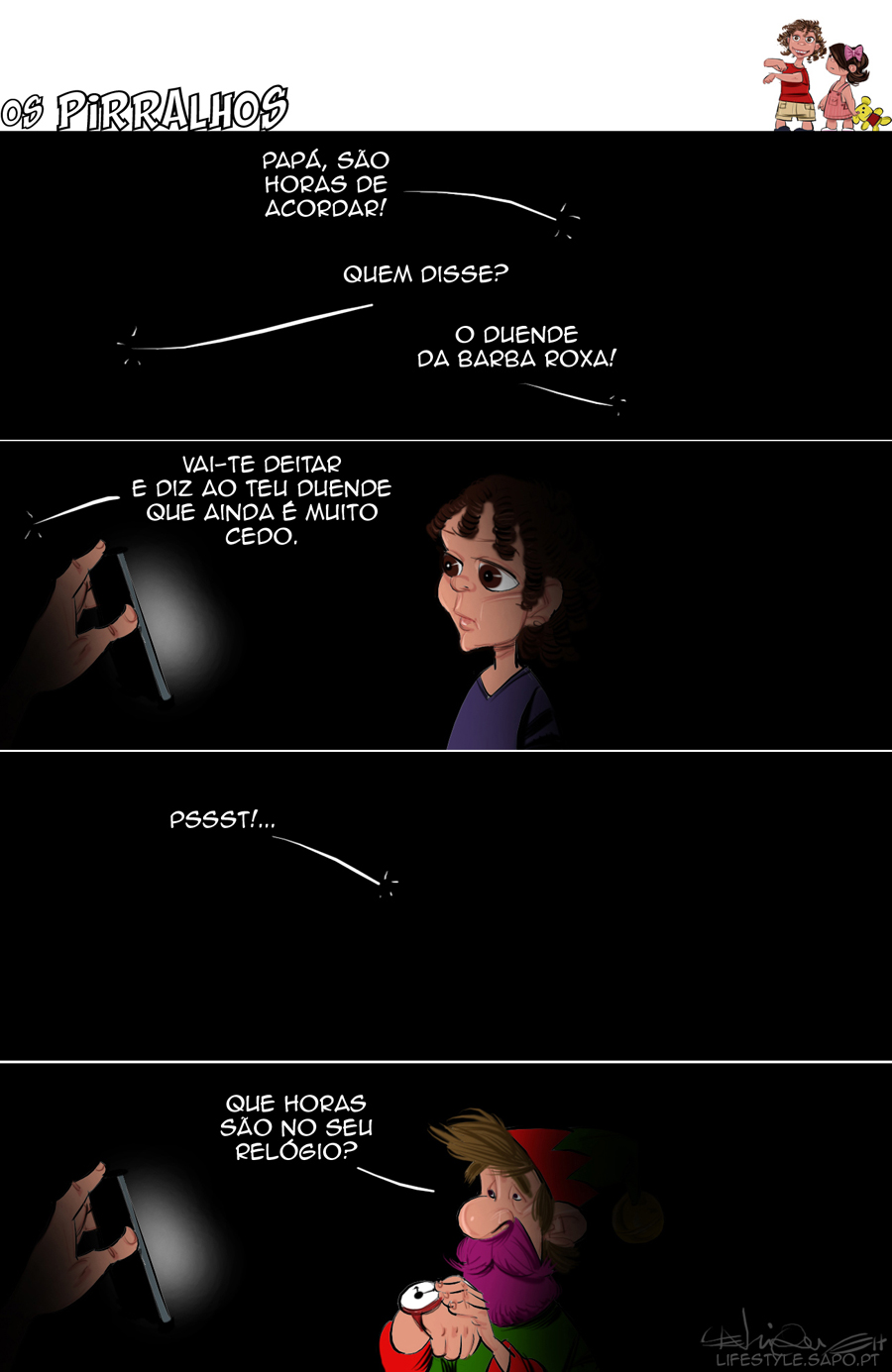 O duende da barba roxa