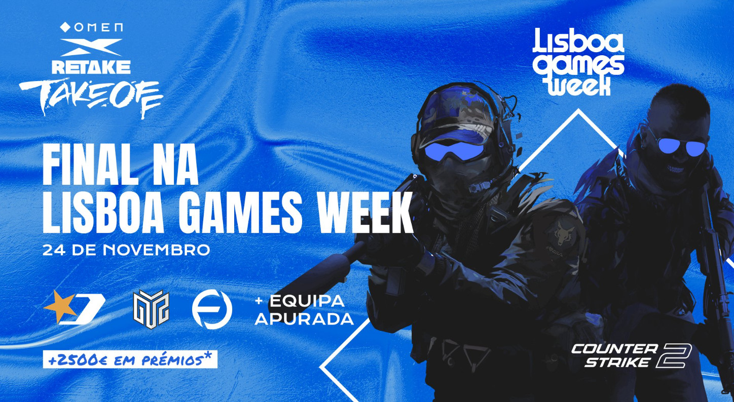 Final da sétima temporada do Omen Retake vai ser disputada durante o Lisboa Games Week