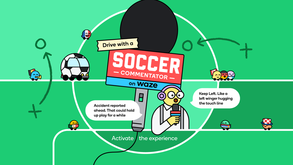 Waze “dribla” o trânsito com importação de temas do Mundial22