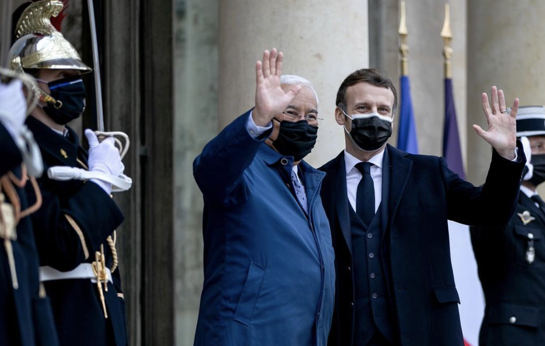 Macron diagnosticado com COVID-19 depois de ter estado com António Costa