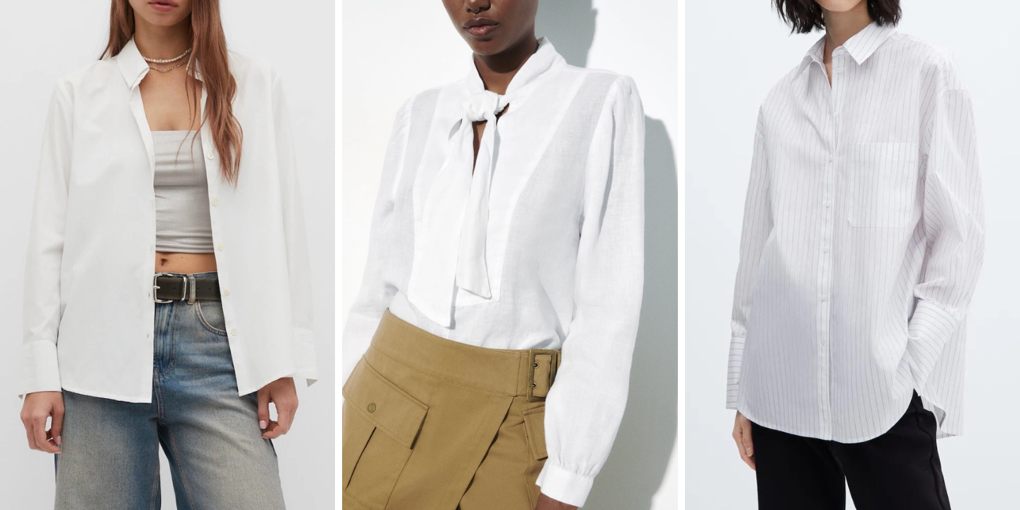 Camisas brancas dão sempre jeito. 10 opções intemporais e para todas as ocasiões (desde 9,99€)