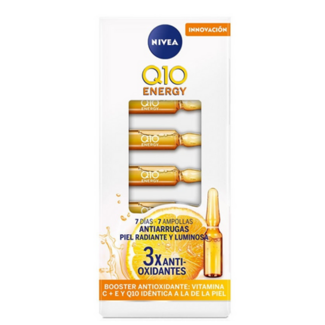 Nivea, Q10 Energy Ampolas Vitamina C 7 Uds