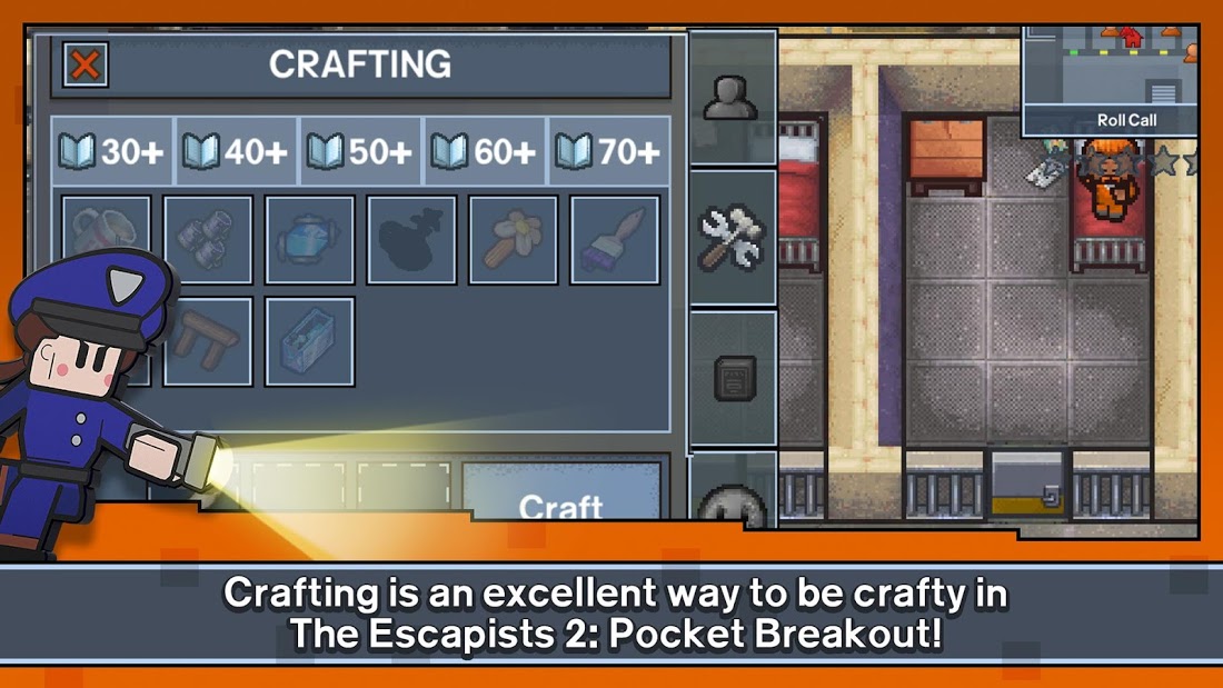 Tente escapar da prisão no jogo The Escapists para Android, iOS e
