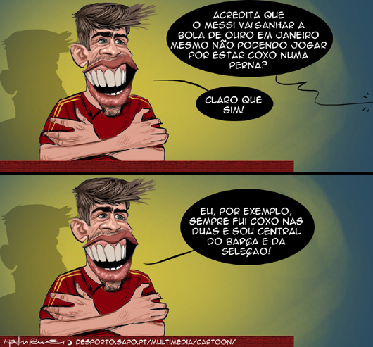A gargalhada de Piqué