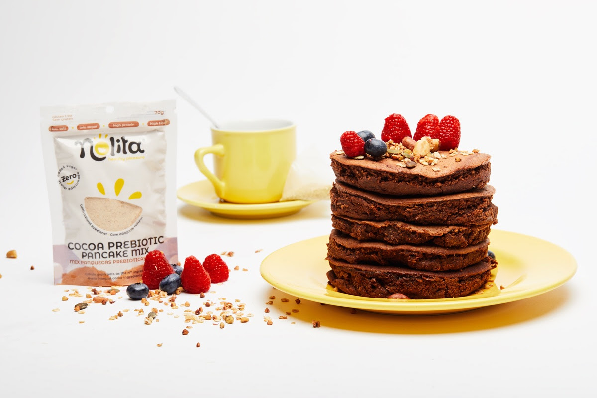 Nolita. A marca que lhe traz panquecas com sabor a cacau deliciosas e saudáveis