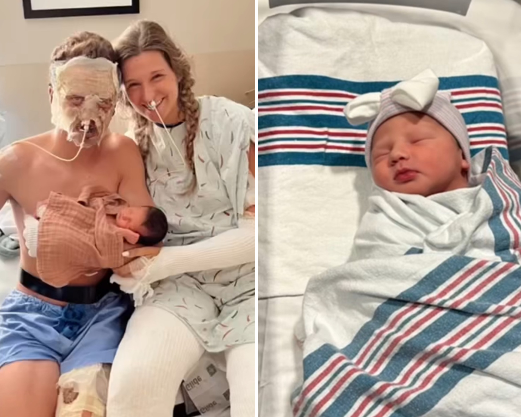 Grávida salta de dois andares e marido corre pelo fogo para escaparem de incêndio em casa. Bebé nasceu numa cesariana de urgência