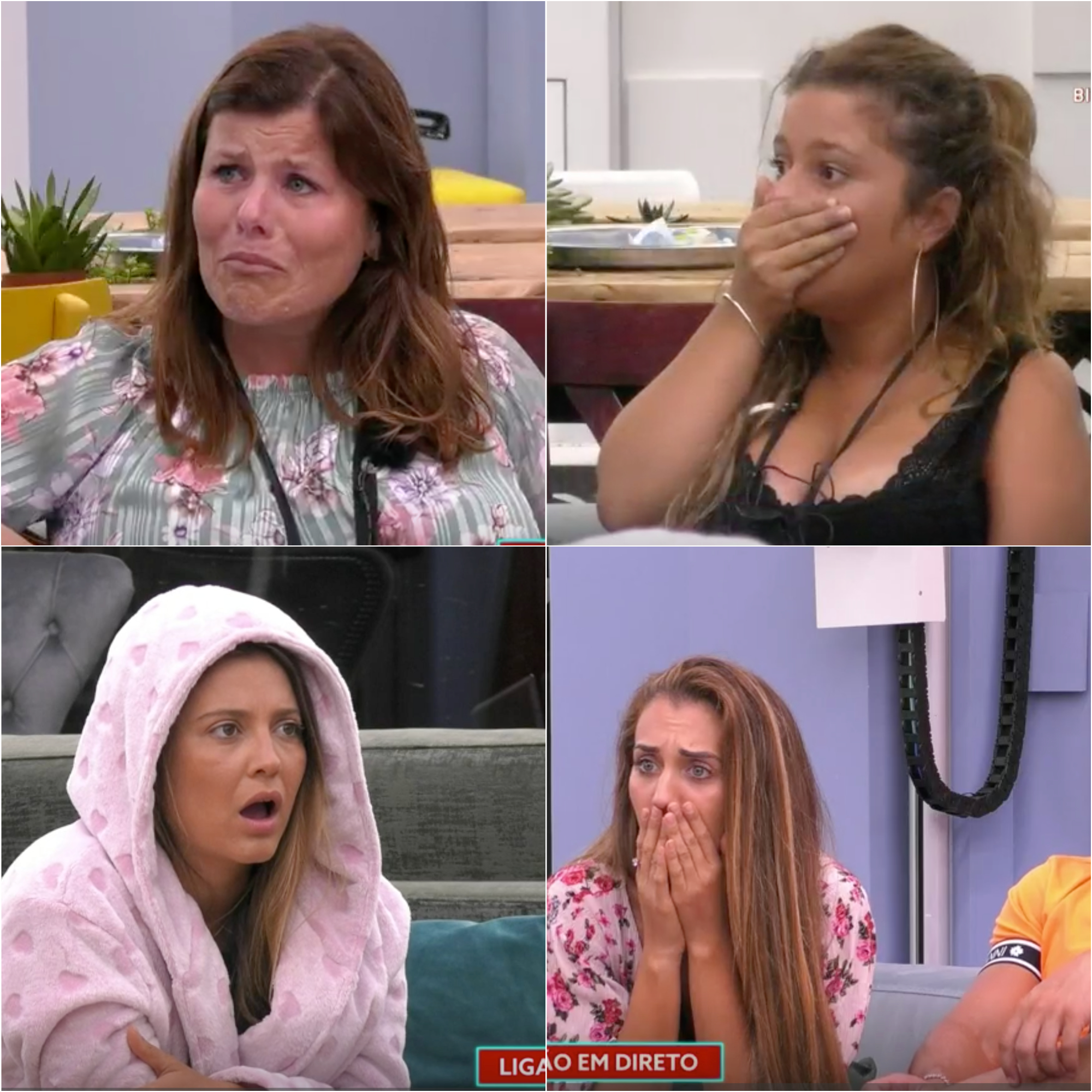 “BB2020”. As reações em lágrimas dos concorrentes ao saberem da morte de Pedro Lima e do que mudou no mundo