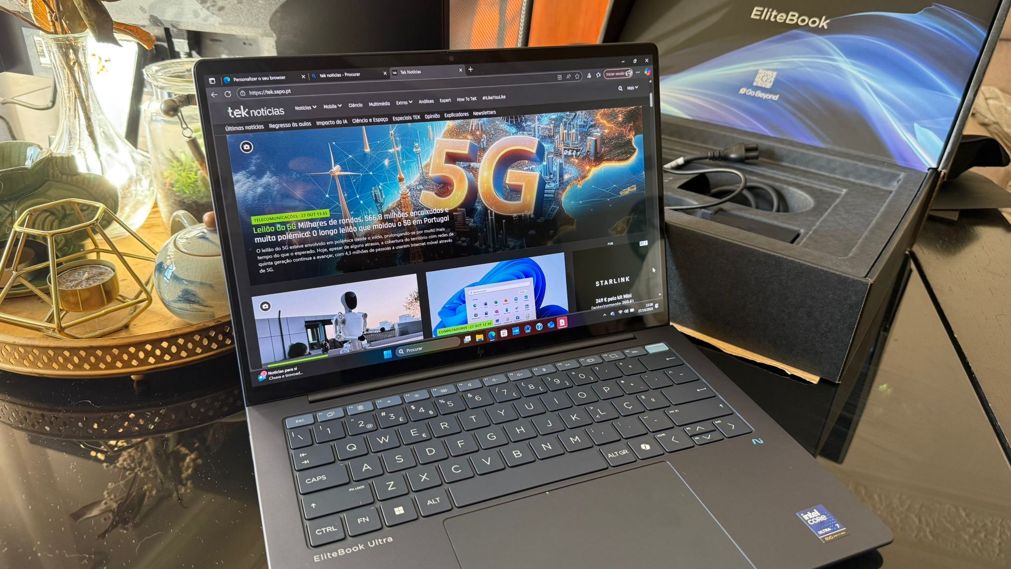 Análise TEK: HP Elitebook Ultra G1i AI é um portátil compacto empresarial “artilhado” com inteligência artificial