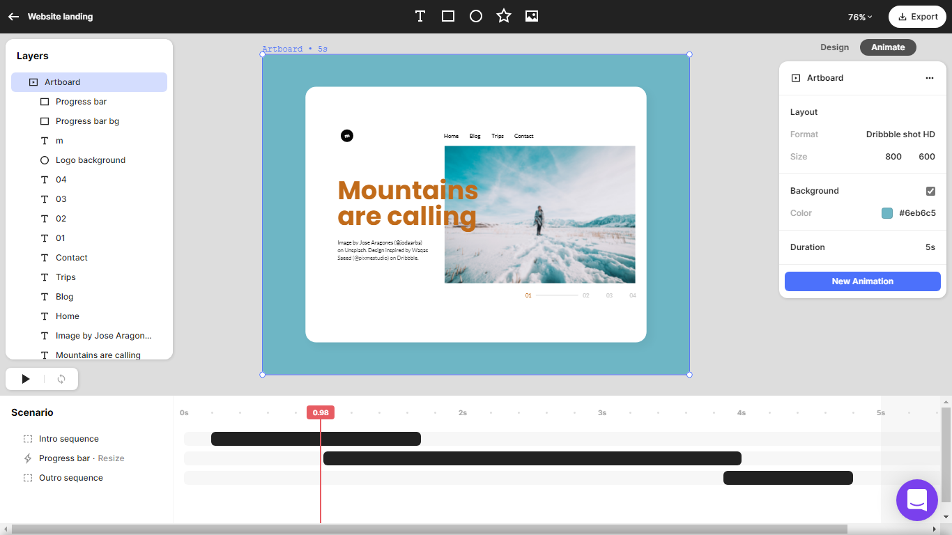 Crie animações personalizadas e dê mais vida aos seus projetos online com a Jitter