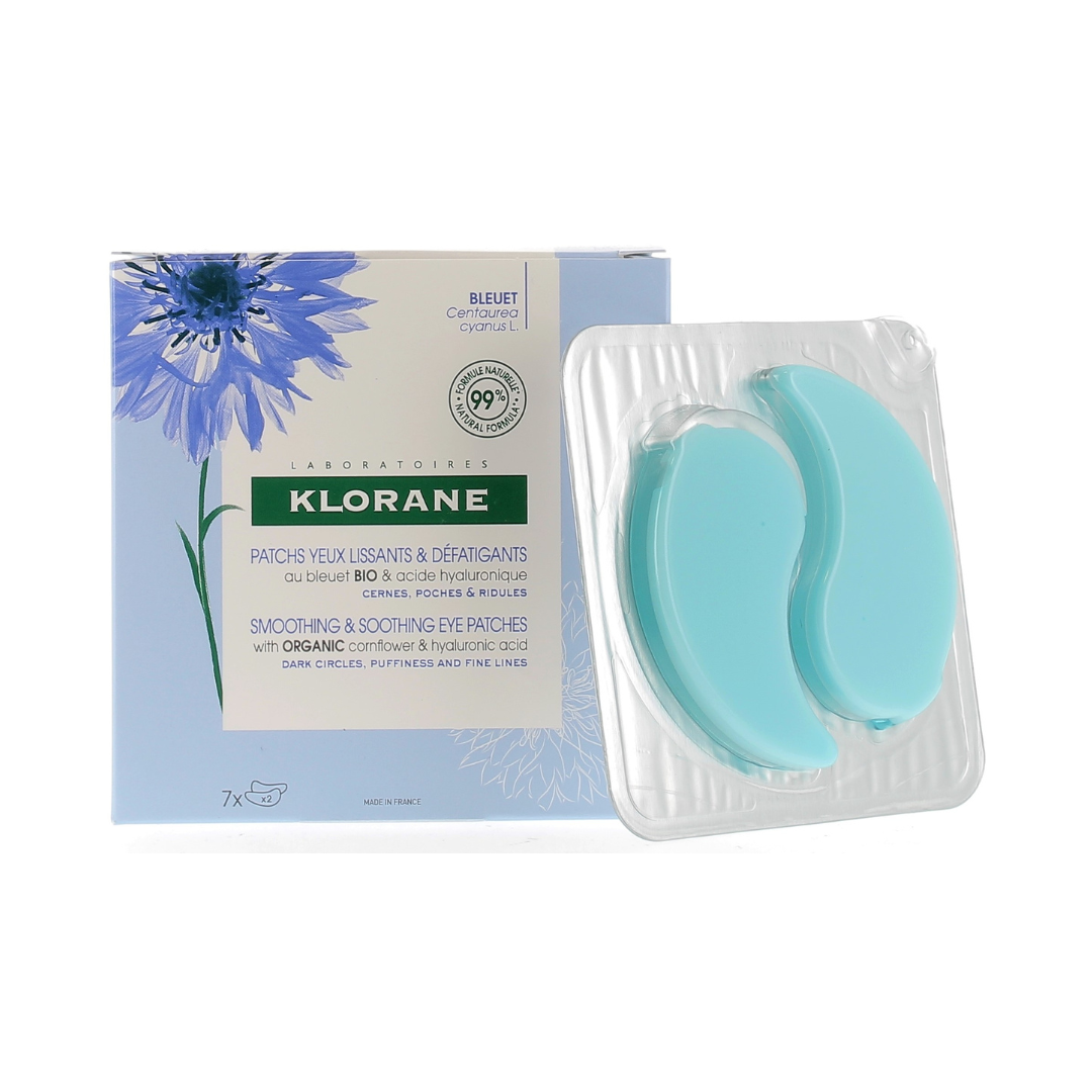 Klorane, Flor de Ciano Patchs Alisantes de Olhos