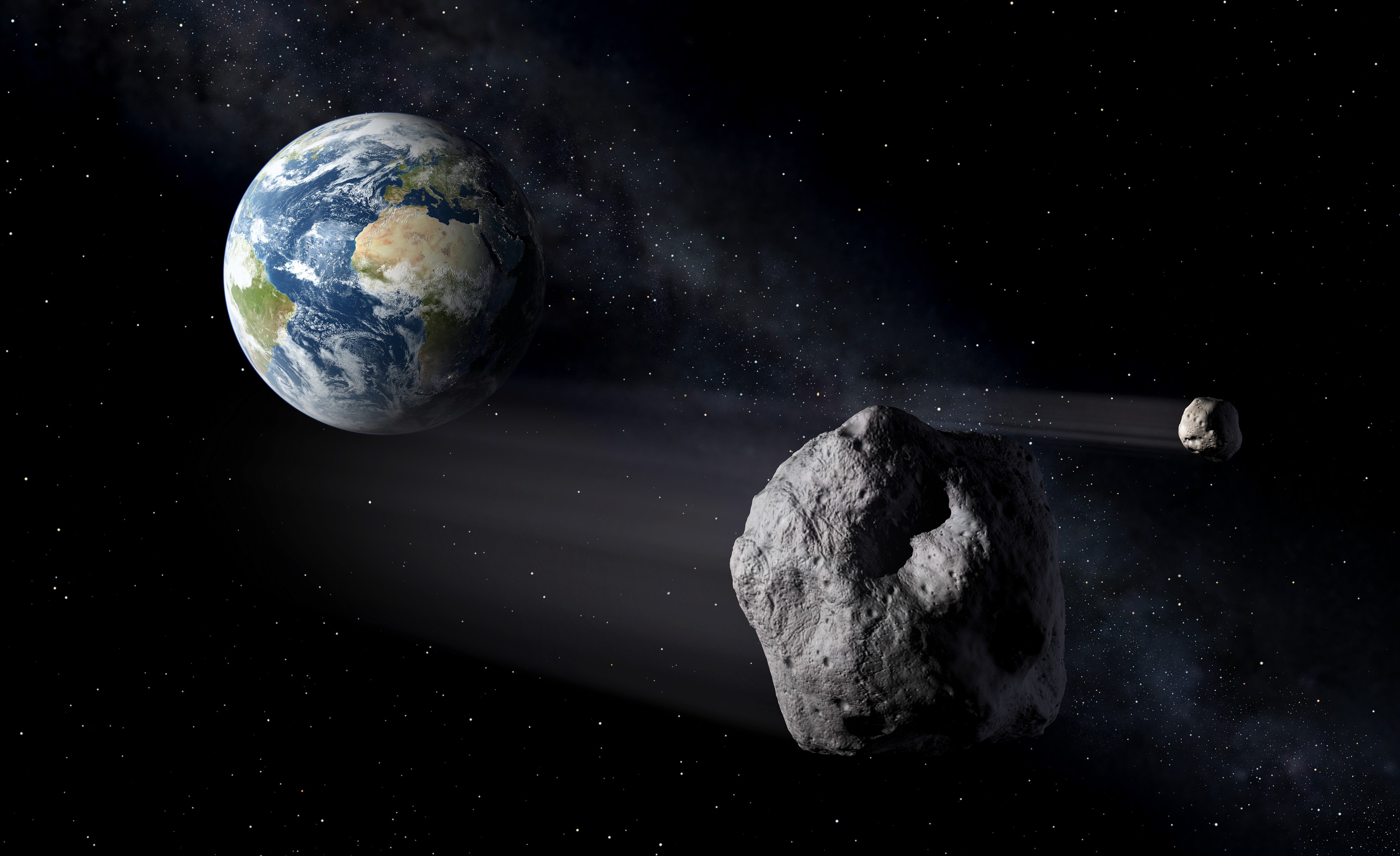 Asteroide 2024 YR4 está no radar da ESA por apresentar risco de colisão com a Terra