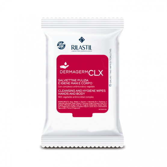 Rilastil, Dermagerm CLX Toalhitas Higienizantes de Mãos e Corpo