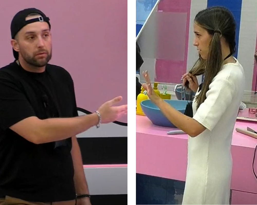 “És uma imunda”. Tiago Rufino e Patrícia discutem por causa de desarrumação no “Desafio Final”