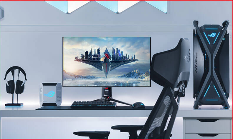 Novo monitor de gaming da Asus tem dupla resolução e IA para ajudar no treino de jogadores competitivos