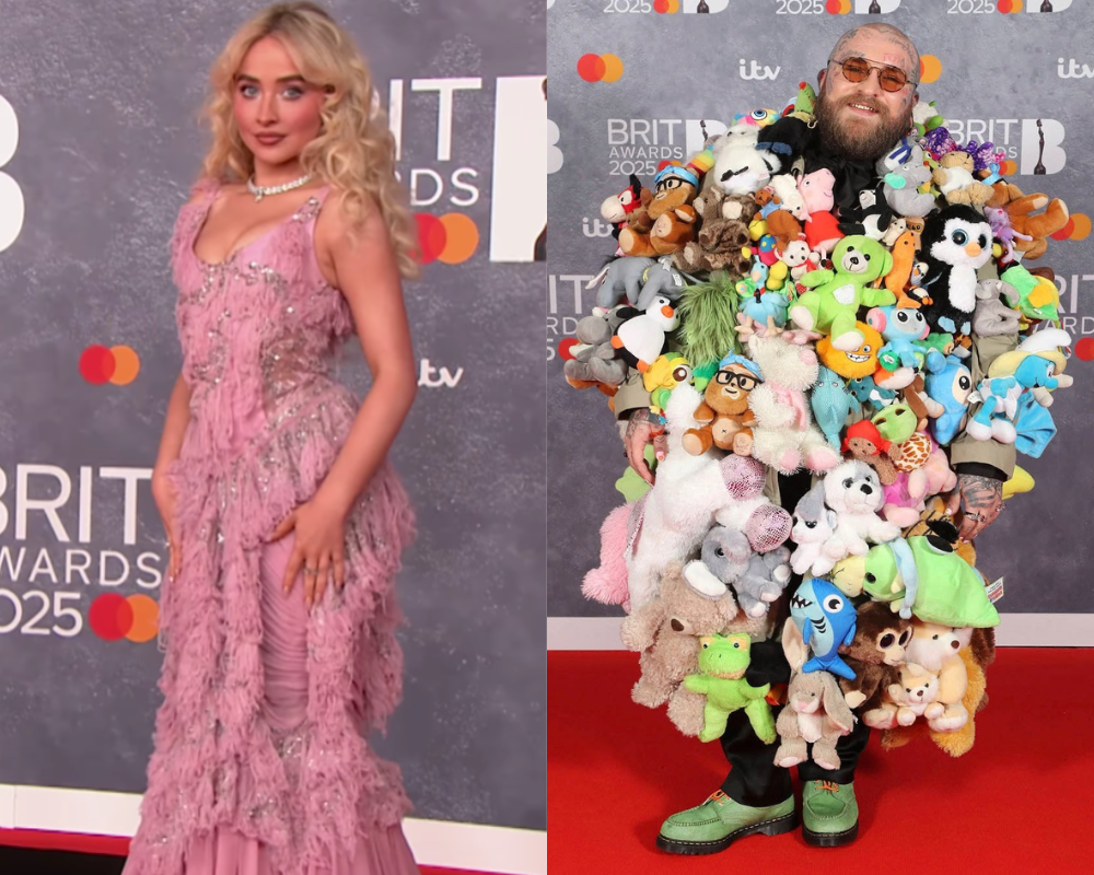 Brit Awards. 12 looks maravilhosos (como o de Sabrina Carpenter) e 12 tiros ao lado (como o de Teddy Swims)