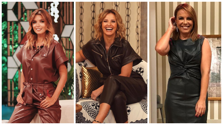 18 vezes que as famosas portuguesas usaram looks com peças a imitar couro