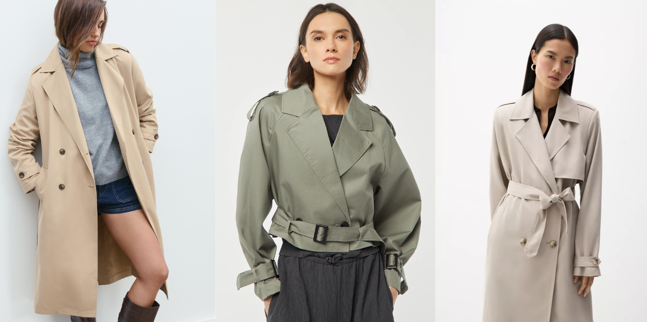 As gabardinas vieram para ficar nesta meia estação. Veja 10 opções práticas e intemporais desde 25,99€