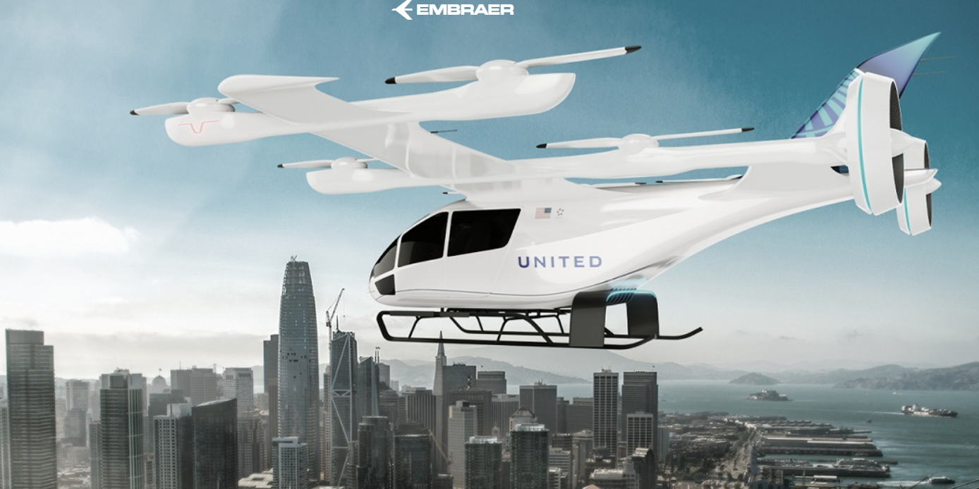 Carros voadores são a nova aposta de consórcio que junta Embraer e Nidec