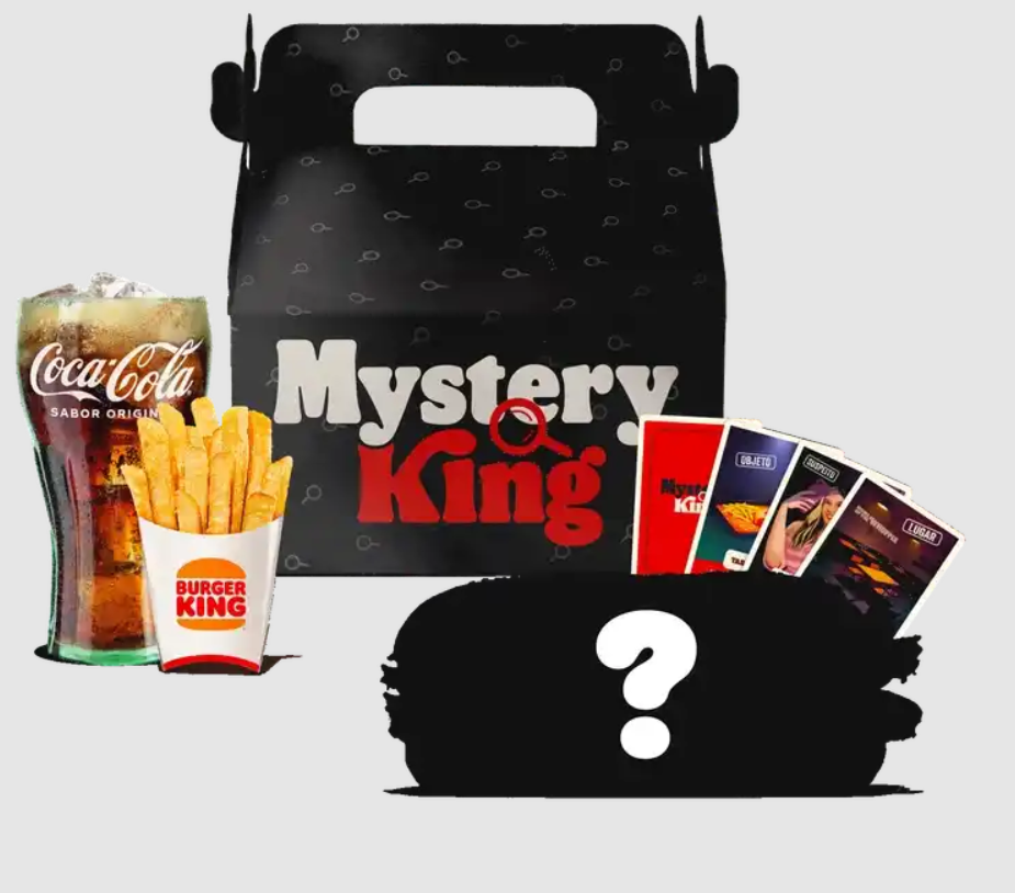 Mystery King. Pedir comida sem saber o que está dentro da caixa é o novo conceito do Burger King