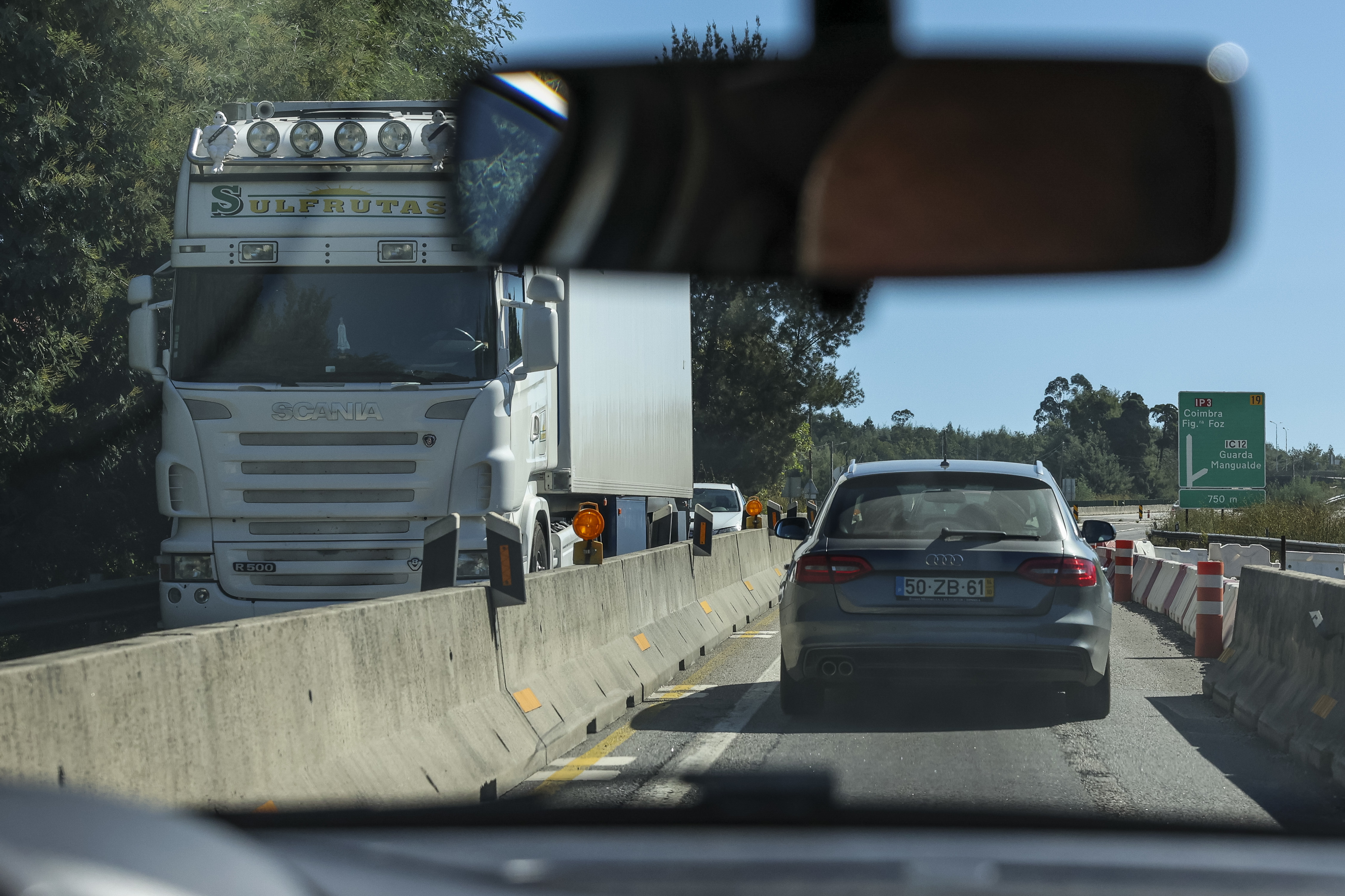 Atenção se vai viajar no IP3 entre Santa Comba Dão e Viseu. Há cortes entre as 21h e as 5h