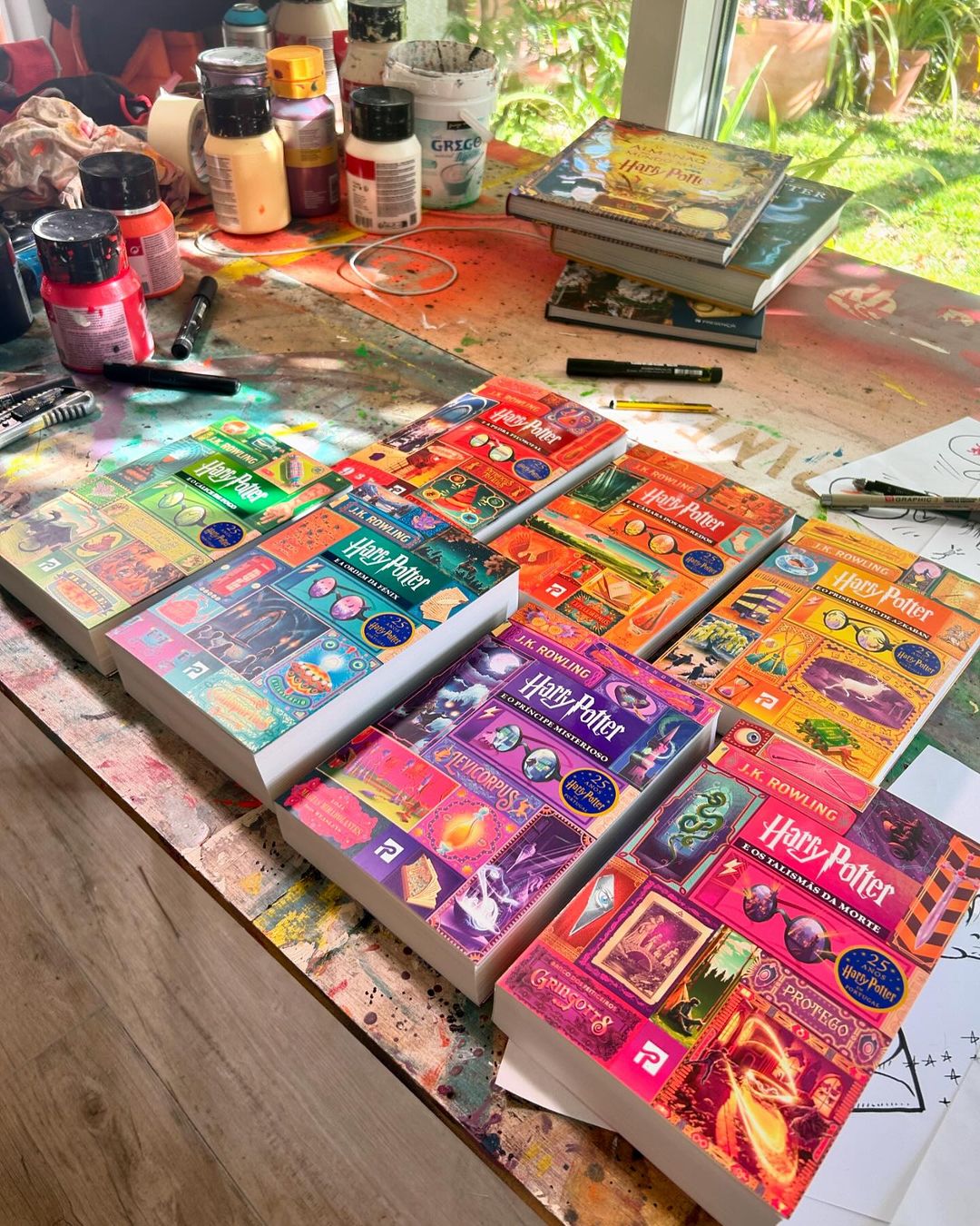 Alerta, Natal. Livros “Harry Potter” têm novas capas lindas de morrer ilustradas por artista português