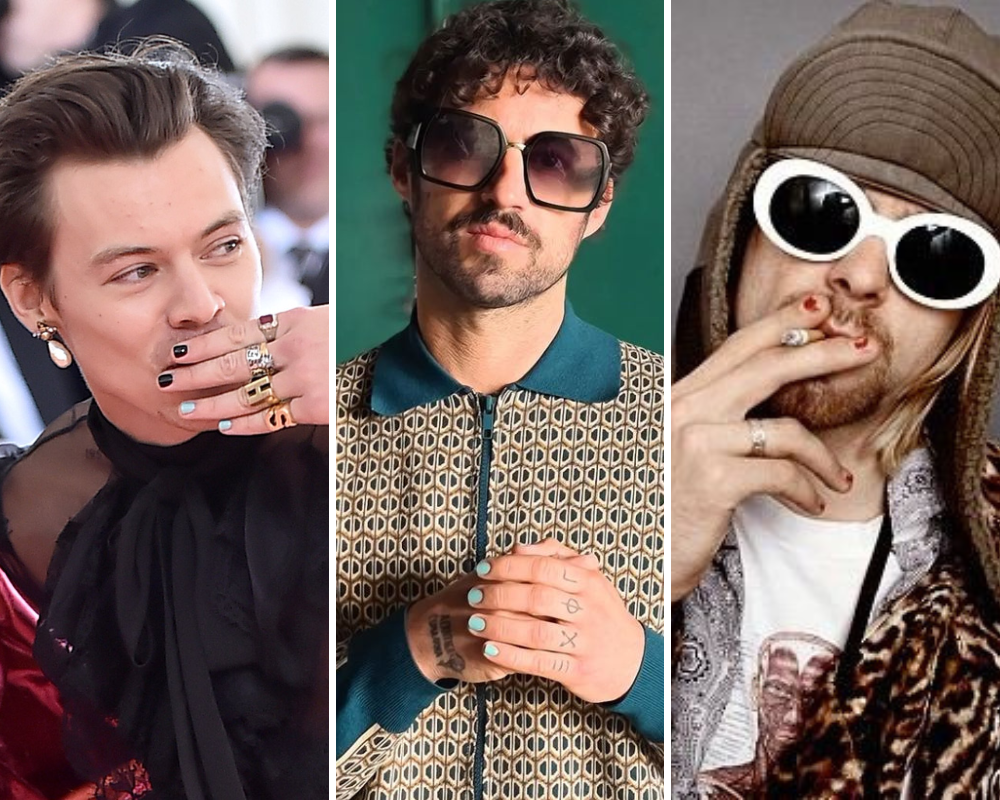 Pintar as unhas também é coisa de “macho”. E estes 22 famosos arrasam com uma bela manicure