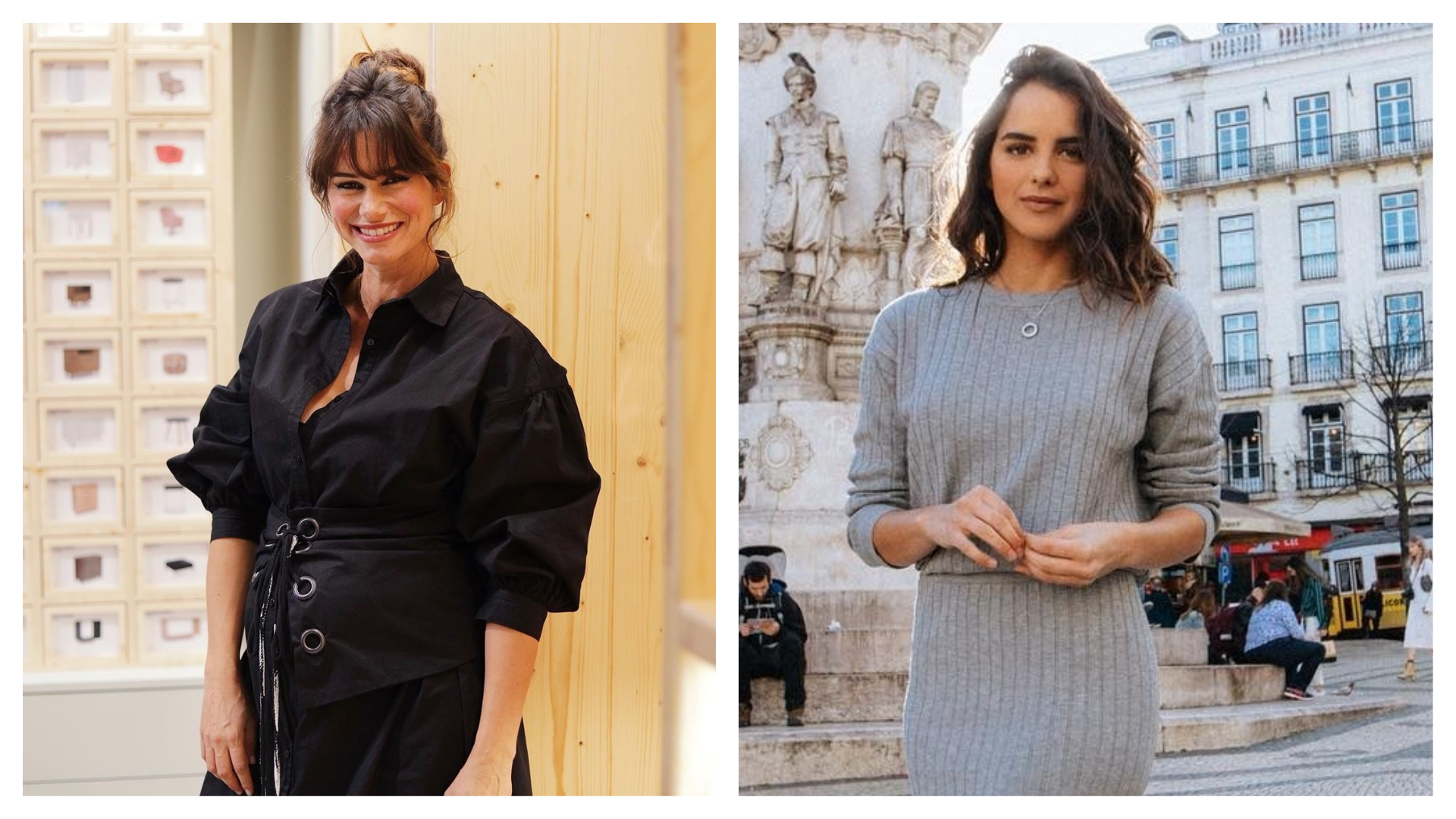 Cláudia Vieira e Sara Matos juntas em produção de Natal